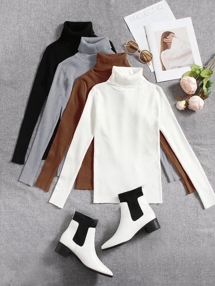 Pack of 4 High-Neck Top