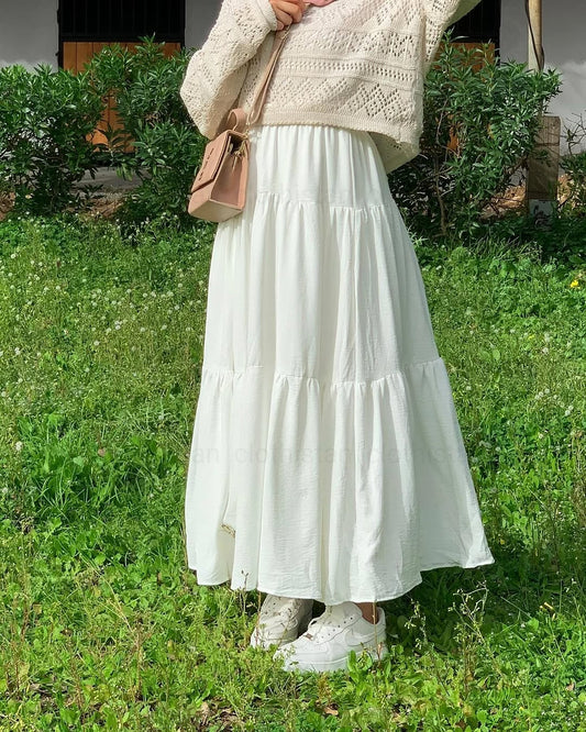 Tiered Maxi Skirt