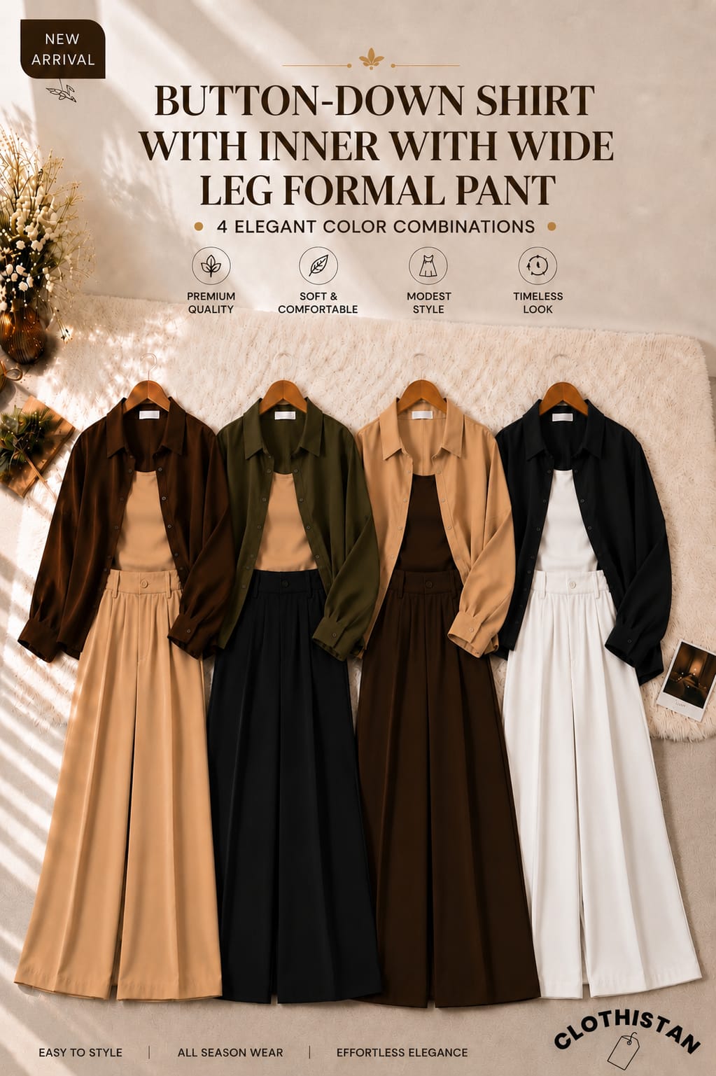 Summer Upperwear, Inner top With Formal Pants