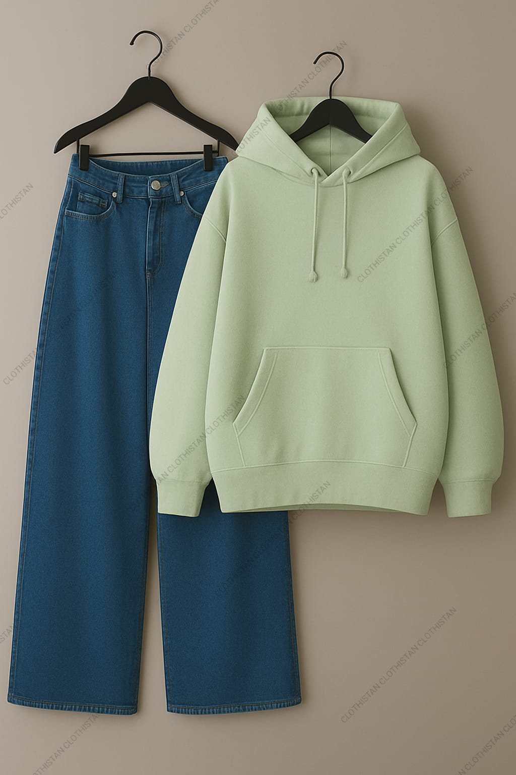 Hoodie & Dark Blue Jeans Pack of Two