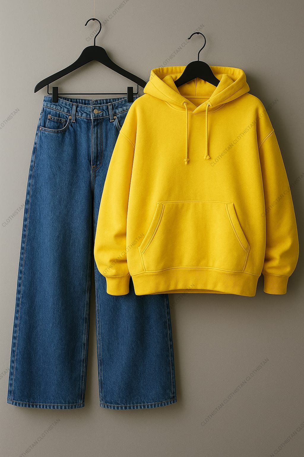 Hoodie & Dark Blue Jeans Pack of Two
