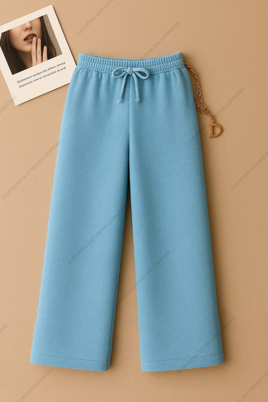 Wide-Leg Sweatpants