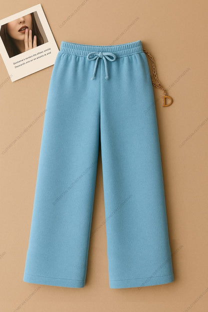 Wide-Leg Sweatpants
