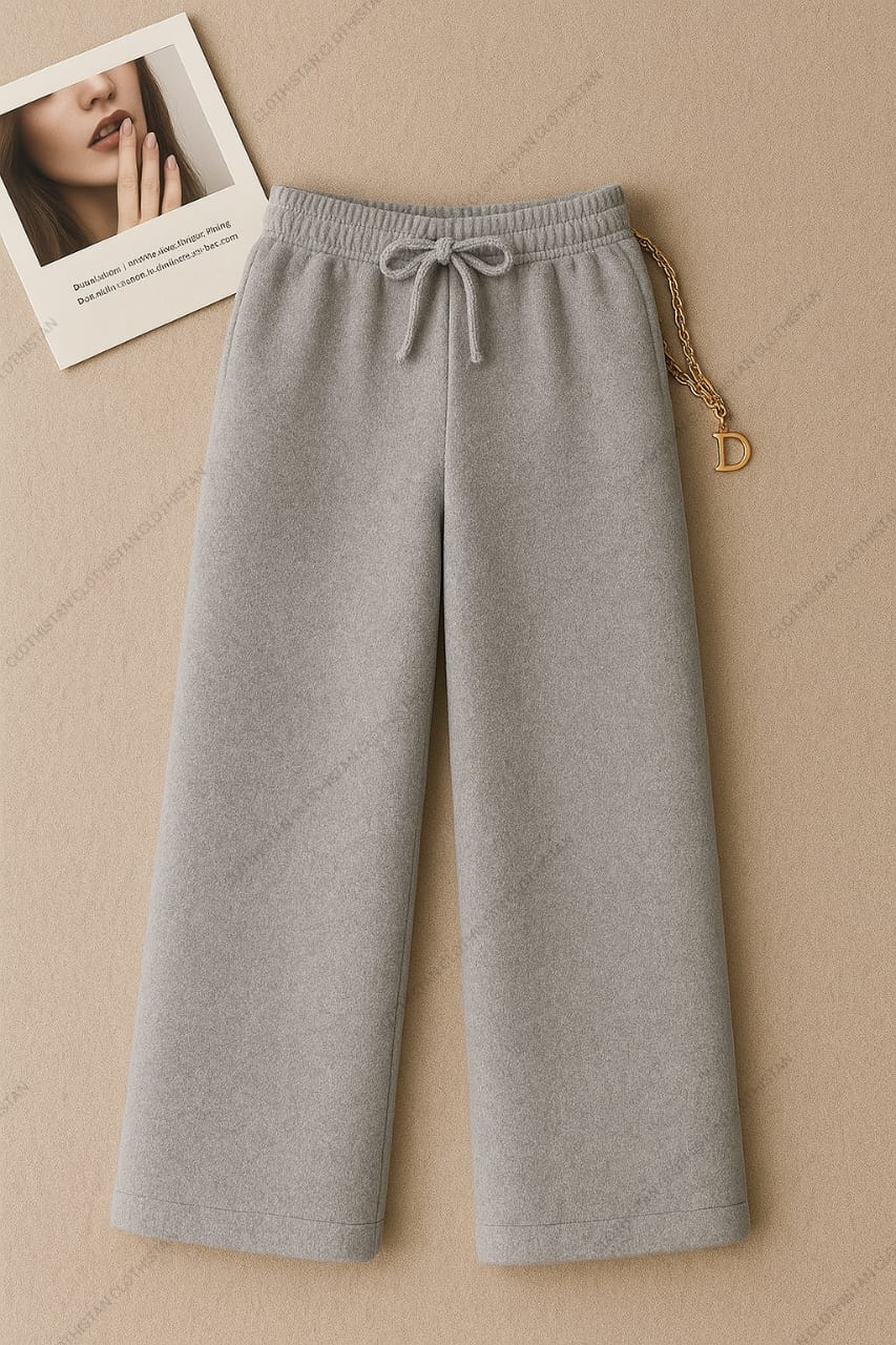 Wide-Leg Sweatpants