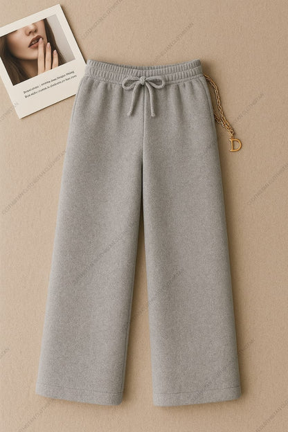 Wide-Leg Sweatpants