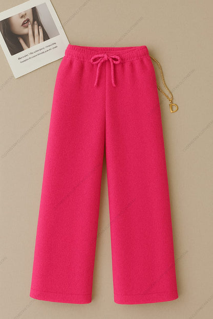 Wide-Leg Sweatpants