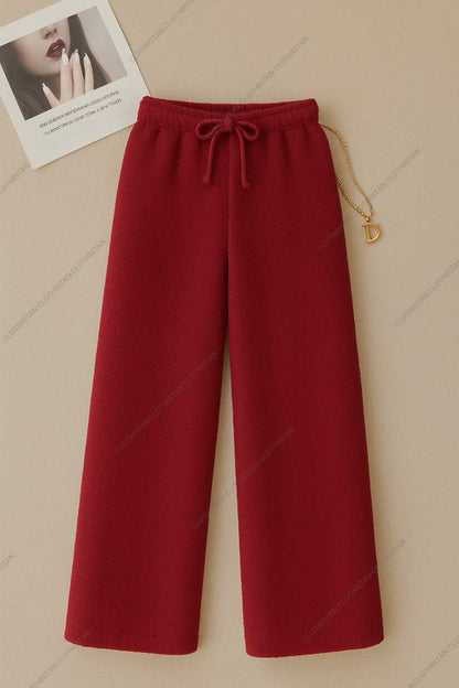 Wide-Leg Sweatpants