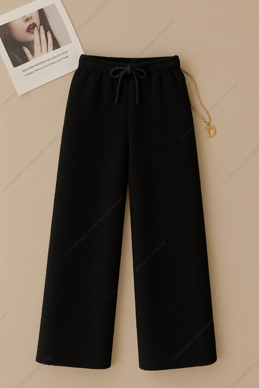 Wide-Leg Sweatpants
