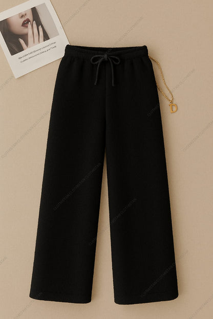 Wide-Leg Sweatpants