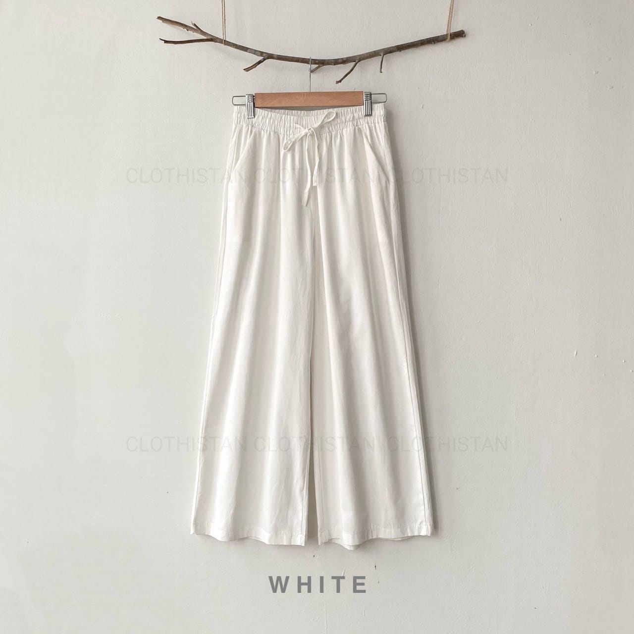 Terry Wide-Leg Trousers
