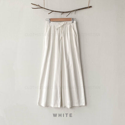 Terry Wide-Leg Trousers