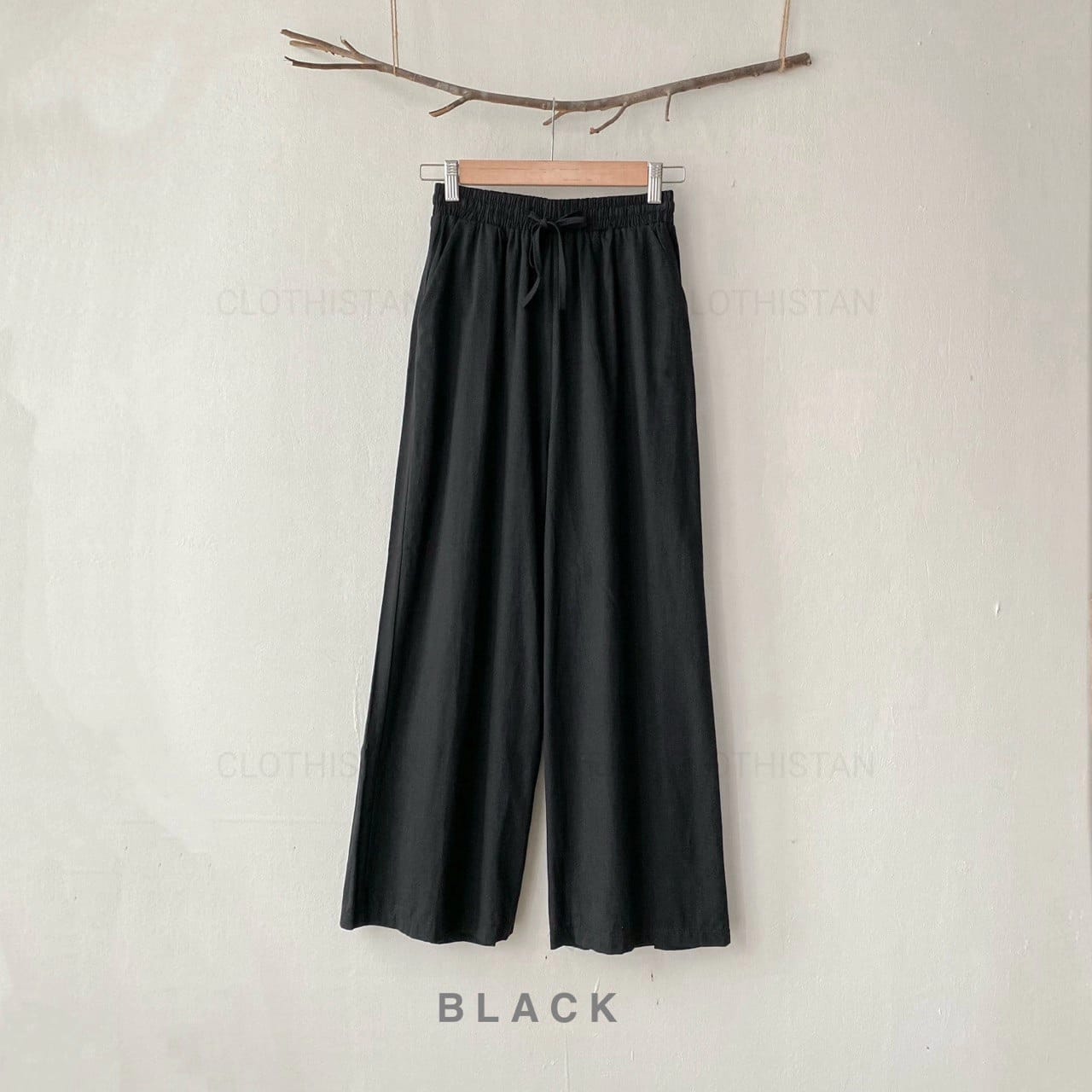Terry Wide-Leg Trousers
