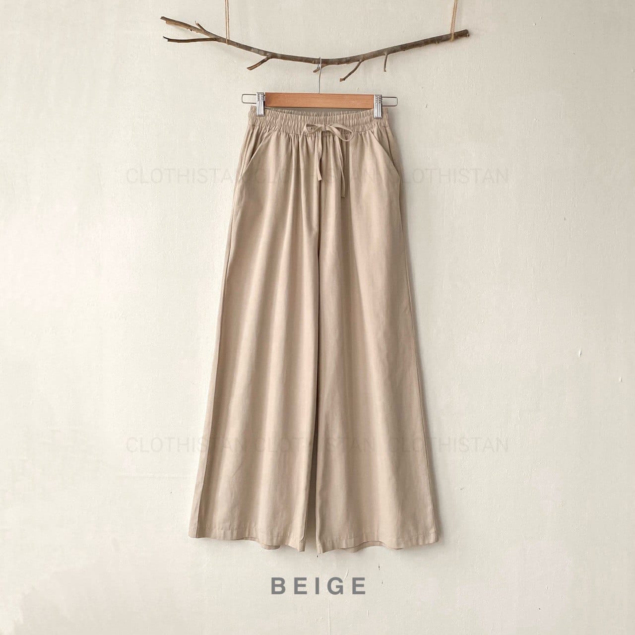 Terry Wide-Leg Trousers
