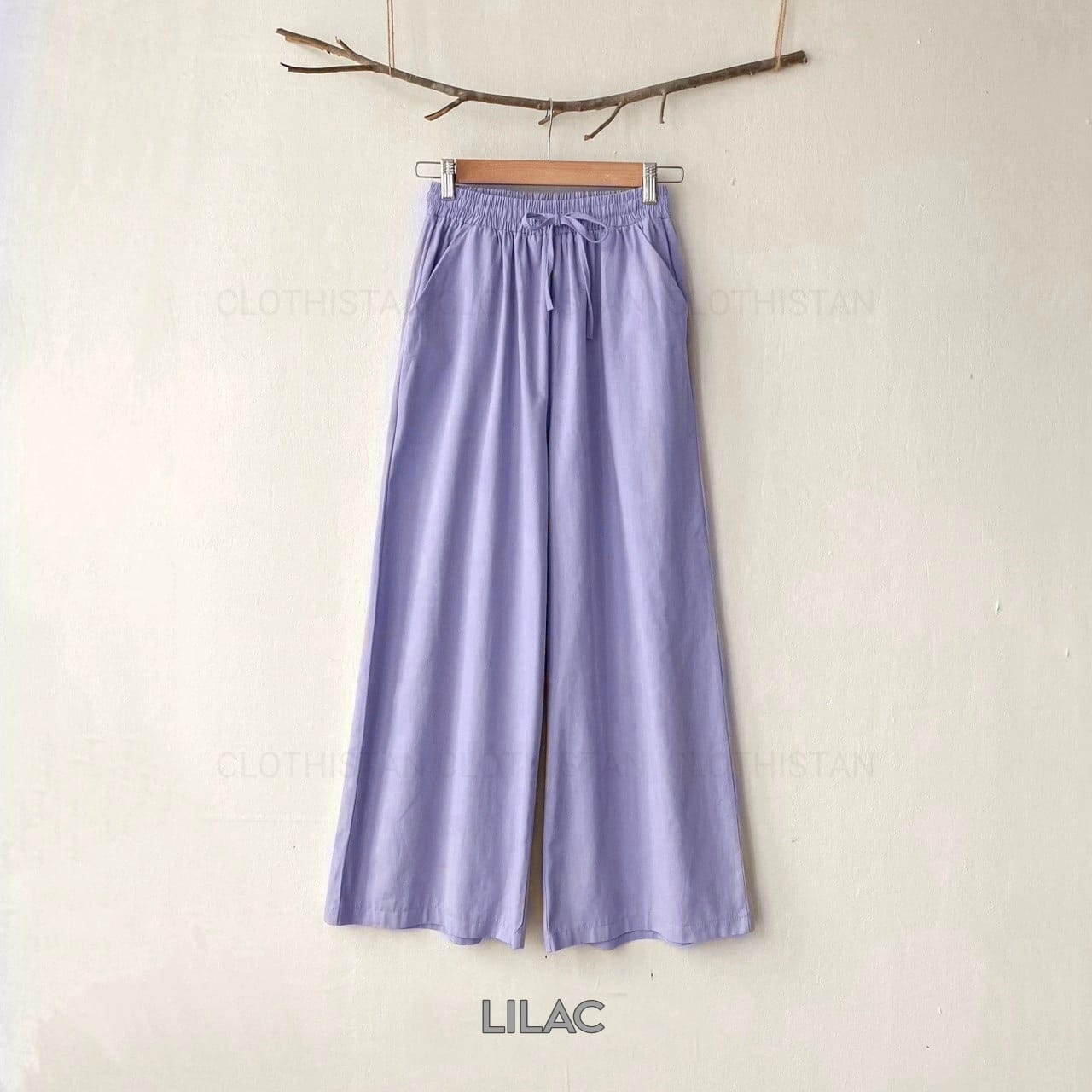 Terry Wide-Leg Trousers