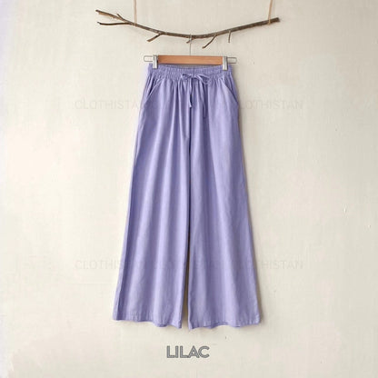 Terry Wide-Leg Trousers