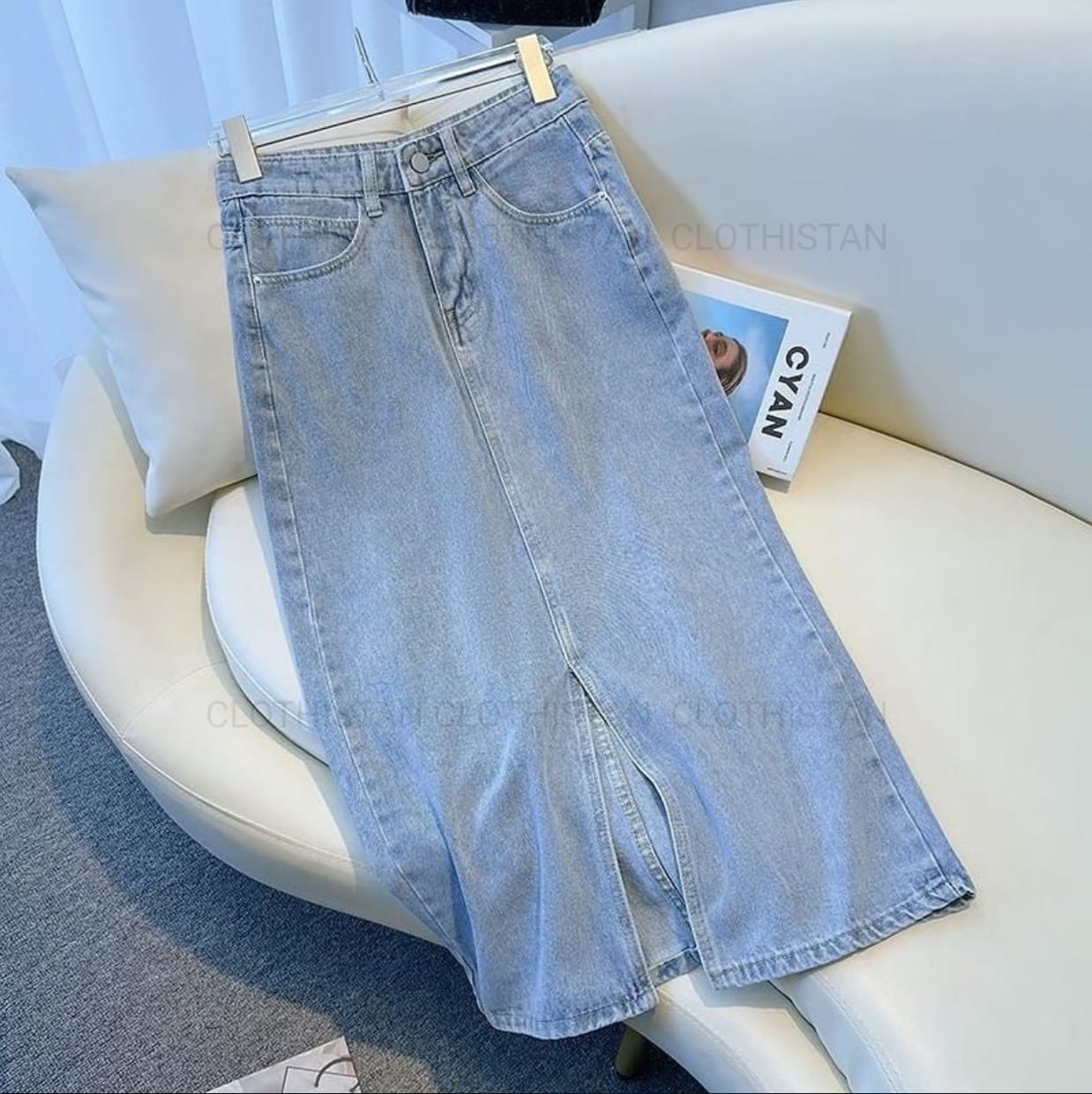 Classic Denim Skirt