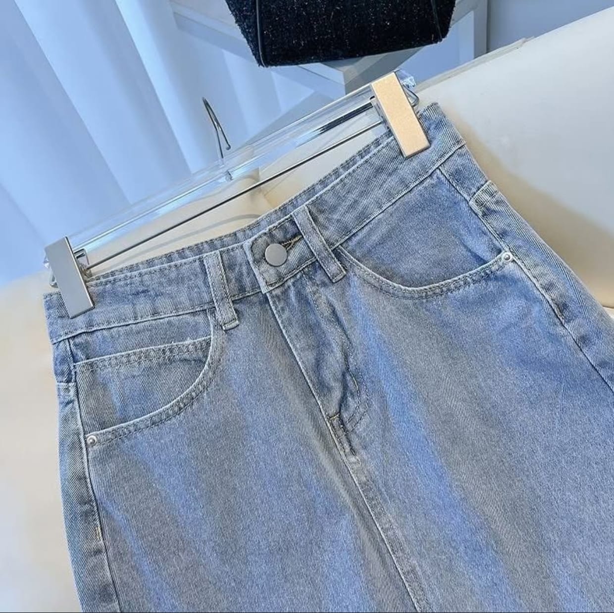 Classic Denim Skirt