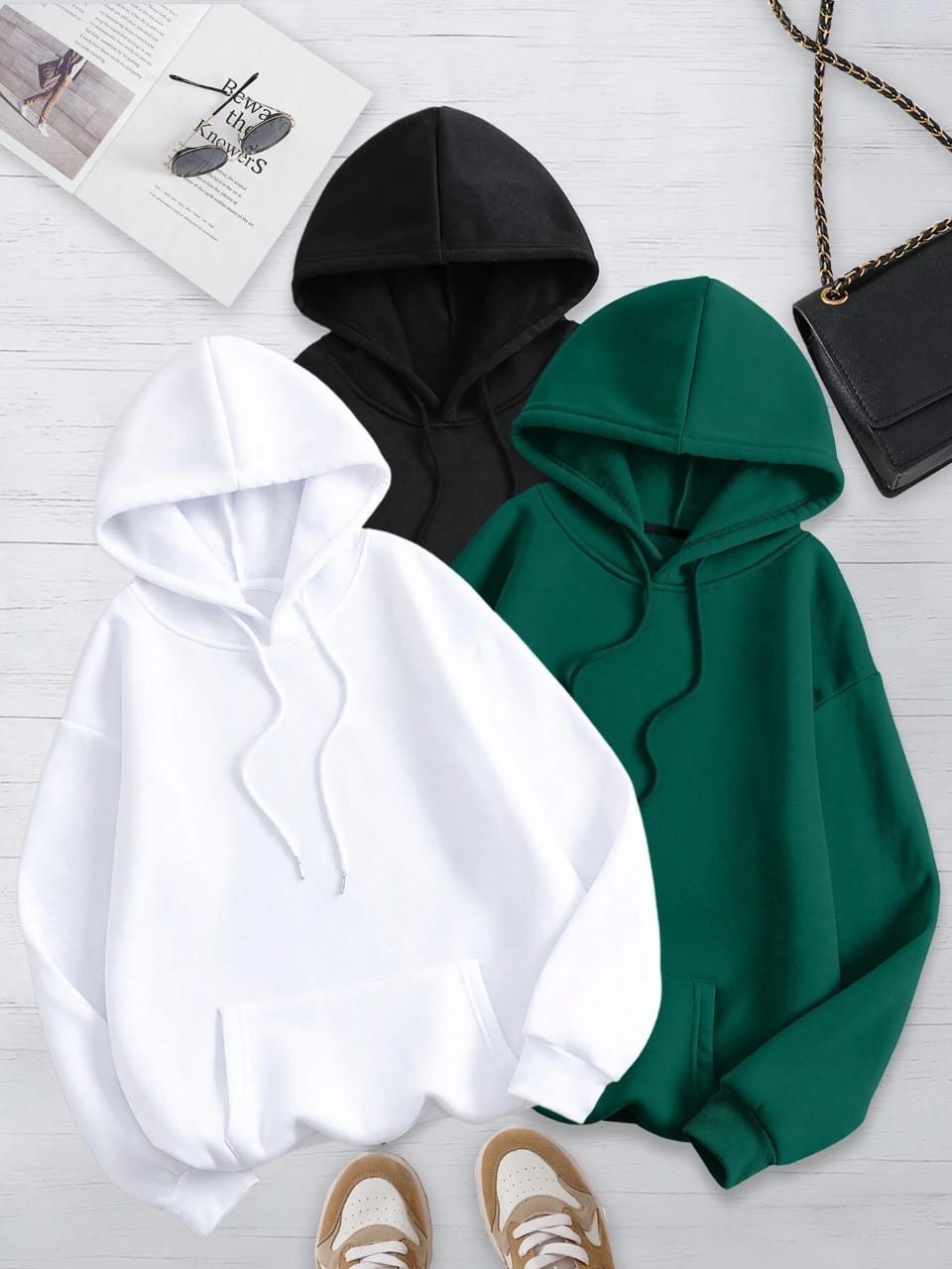 Pack Of 3 Classic Hoodie