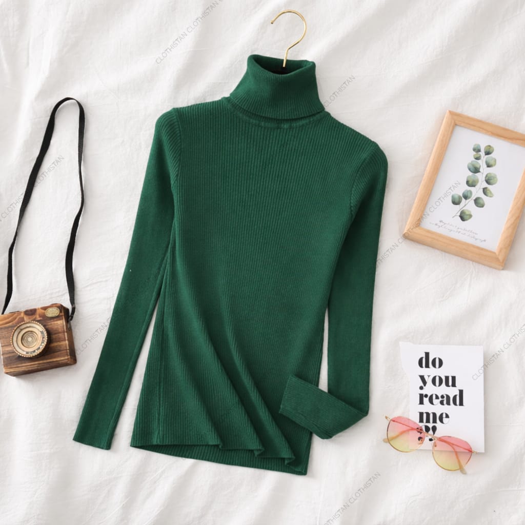High-Neck Top