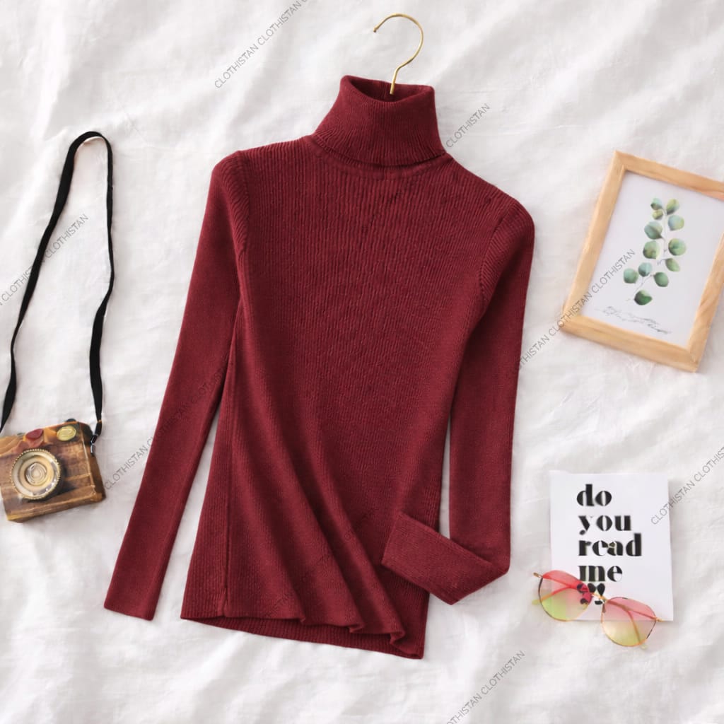 High-Neck Top