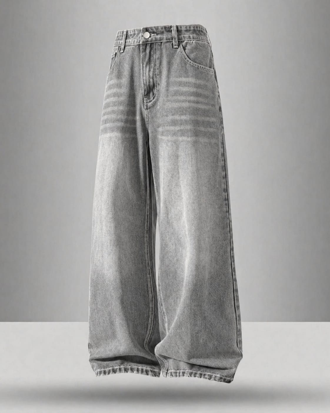High Waisted Vintage Wide-Leg Jeans