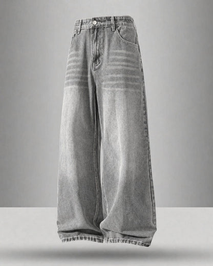 High Waisted Vintage Wide-Leg Jeans