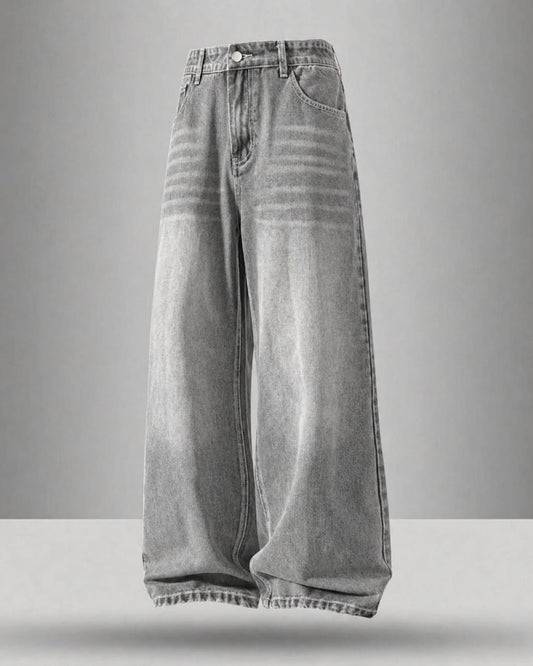 High Waisted Vintage Wide-Leg Jeans