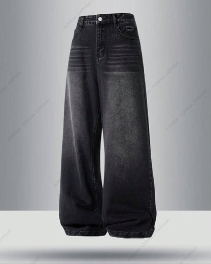 High Waisted Vintage Wide-Leg Jeans
