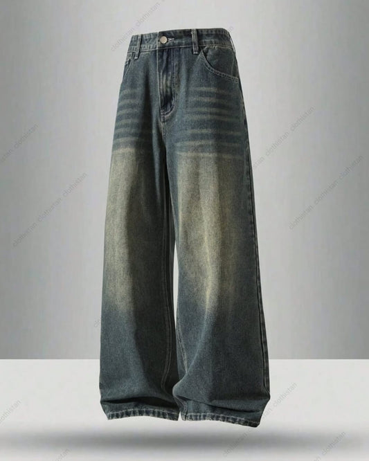 High Waisted Vintage Wide-Leg Jeans