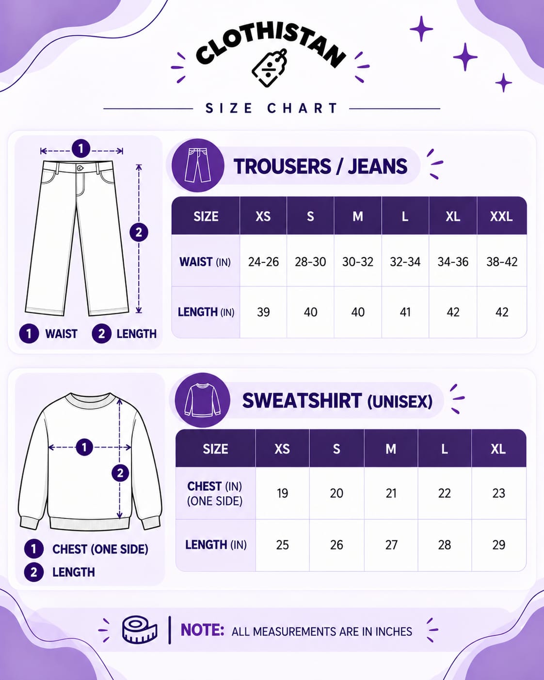 Premium Sweatshirt & Grey Vintage Wide-Leg Jeans Pack of Two