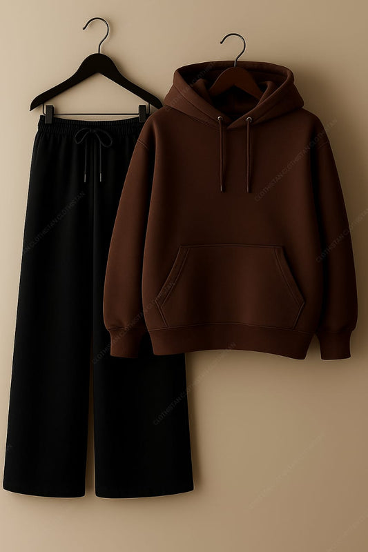 Hoodie & Wide-Leg Sweatpants Pack Of Two