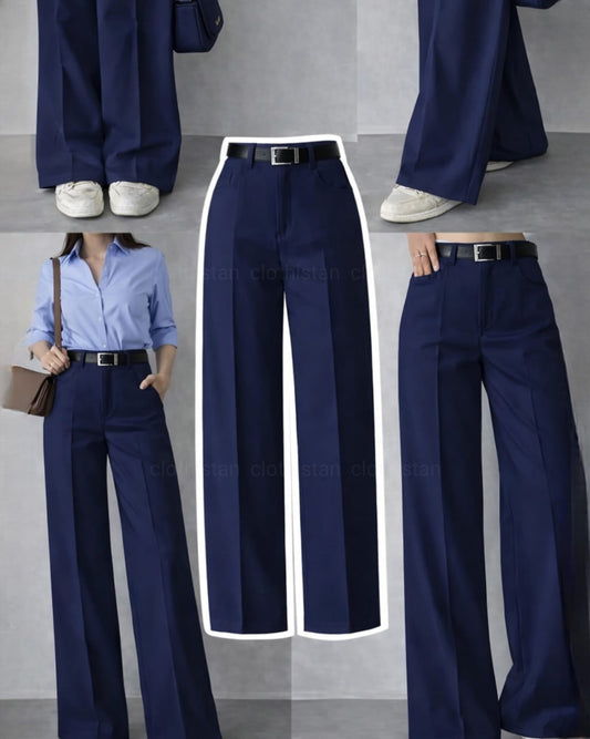 Wide Leg Formal Pants