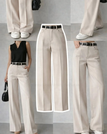 Wide Leg Formal Pants