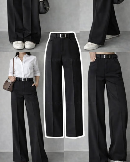 Wide Leg Formal Pants