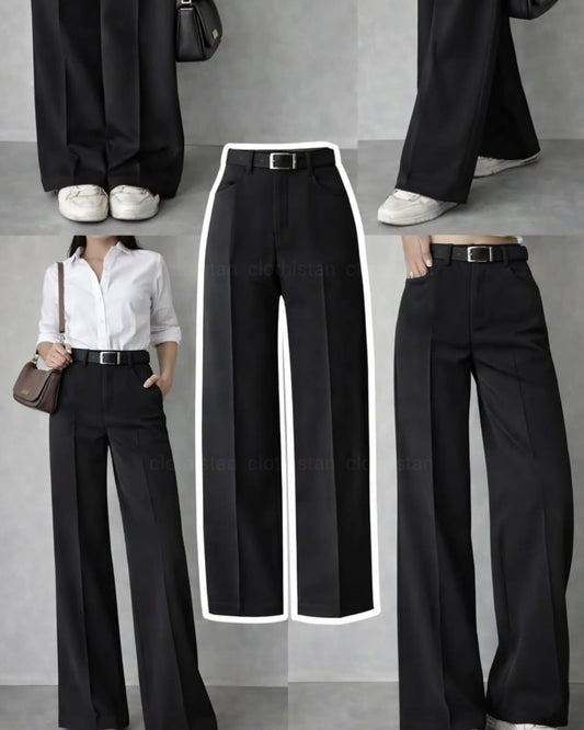 Wide Leg Formal Pants