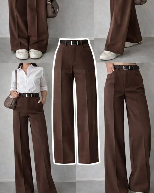 Wide Leg Formal Pants