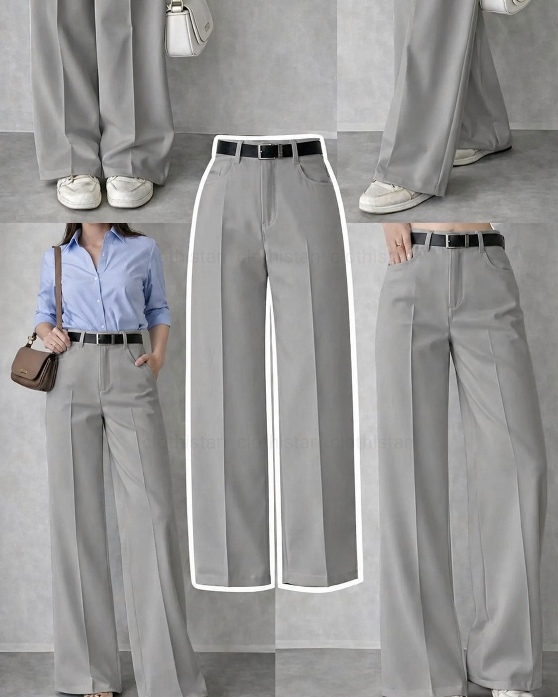 Wide Leg Formal Pants