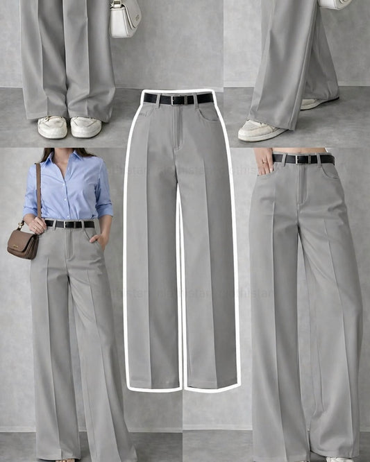 Wide Leg Formal Pants
