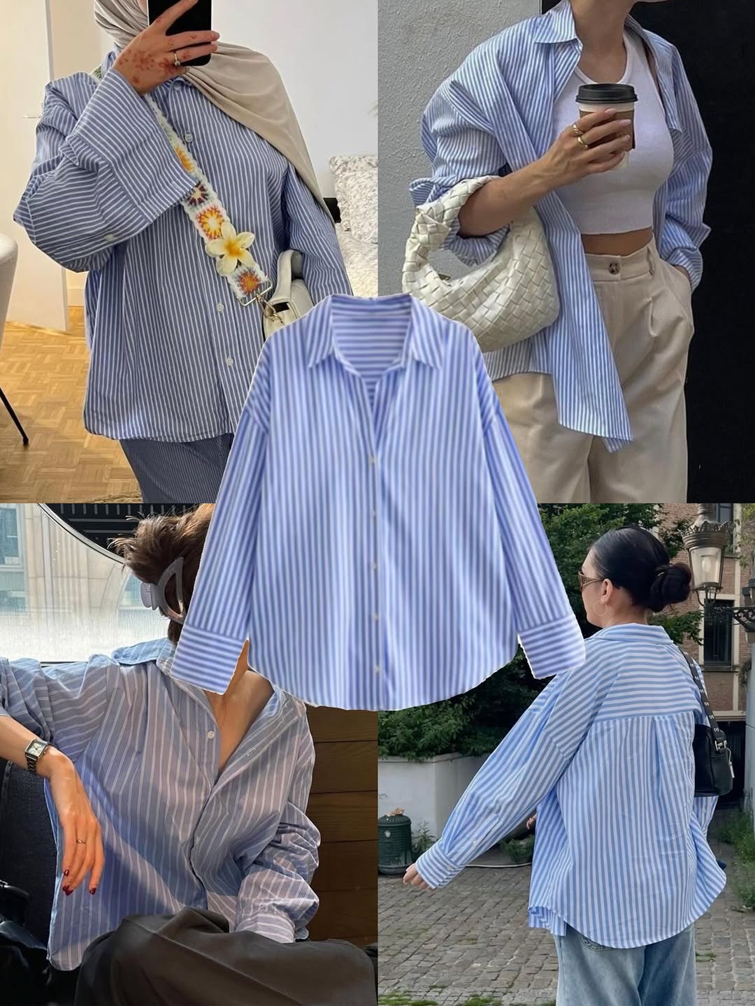 Striped Button-Down Shirt