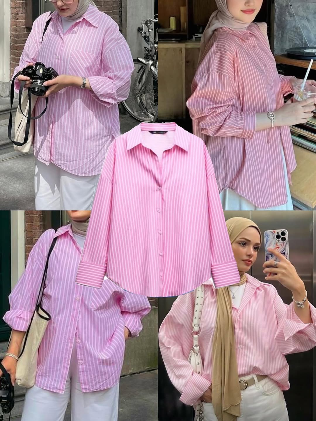 Striped Button-Down Shirt