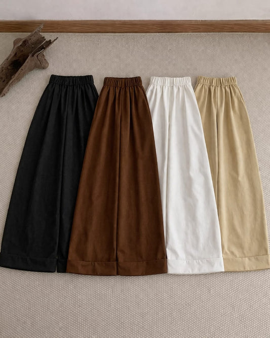 Terry Wide-Leg Trousers